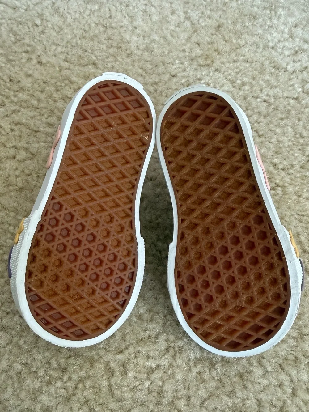 Toddler Vans sk8-hi side zip flower shoes